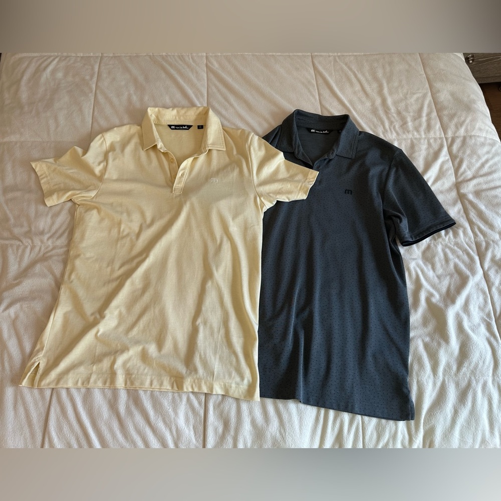 2 Travis Mathew Polos in Medium